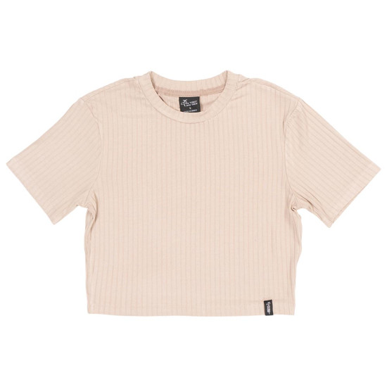 Target Γυναικεία κοντομάνικη μπλούζα Rib Viscose Crop Top